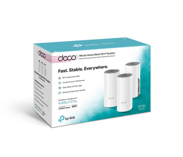 TP-Link DECO E4 Mesh WiFi (1200Mb/s a/b/g/n/ac) 3xAP - 561417 - zdjęcie 3